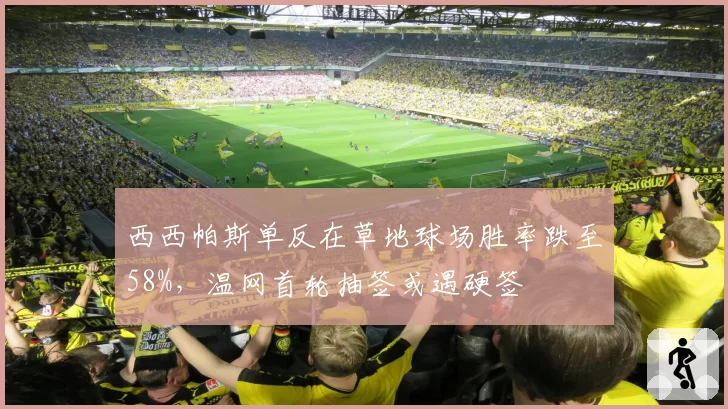 西西帕斯单反在草地球场胜率跌至58%,温网首轮抽签或遇硬签